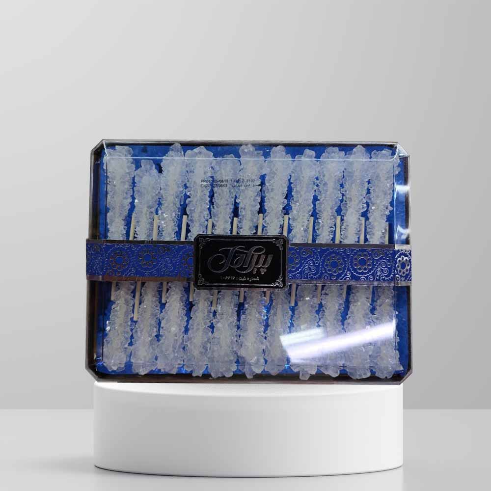 rock candy white big Piradel Big White Crystal Rock Candy نبات سفید بزرگ پیرادل - Image 1