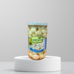 Canned pickled garlic clove. 680 gr سبز نوین سیر مروارید