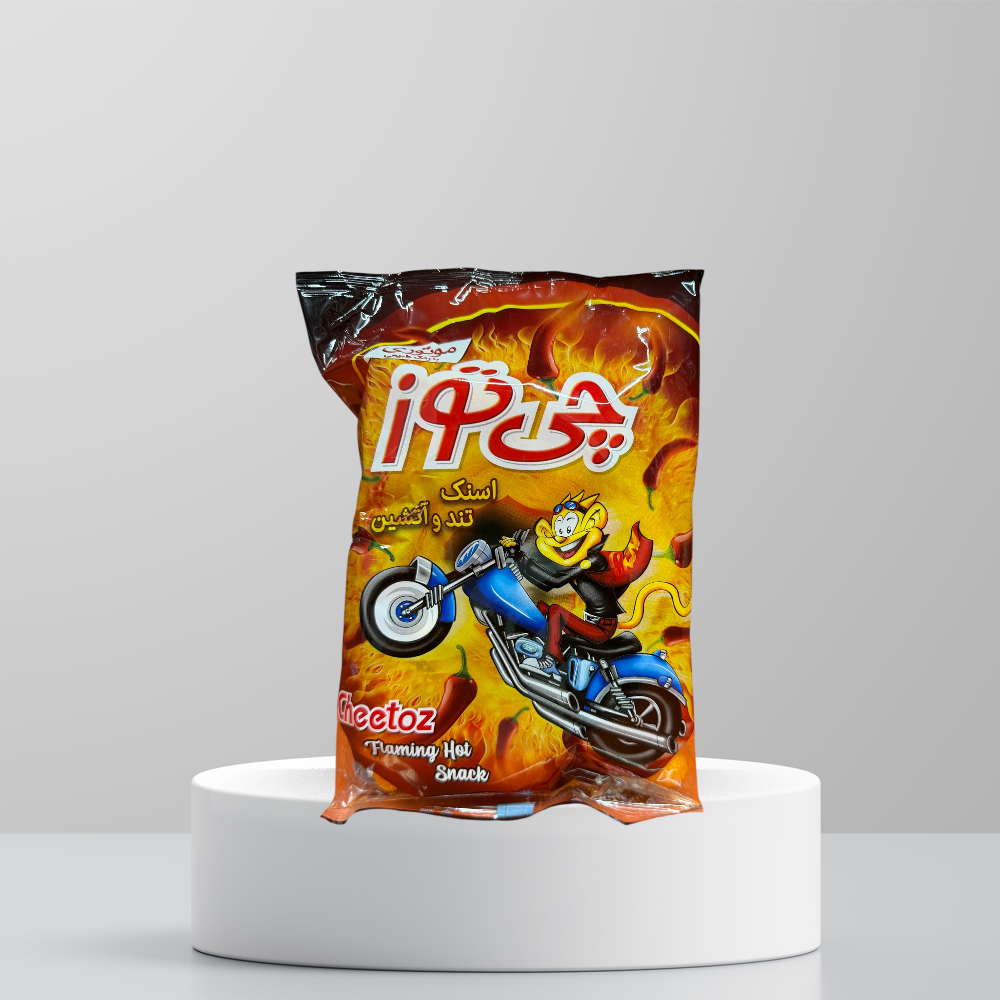 photoroom_20260307_141251 Cheetoz snack flaming hot چی توز اسنک تند اتشین - Image 1